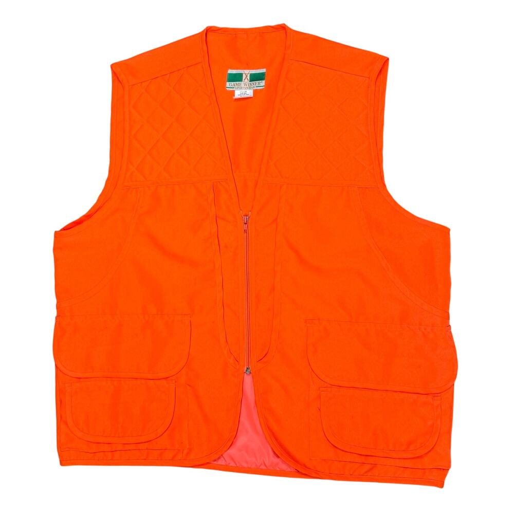 Game Winner Sportswear Safety Vest Orange Size XL/XXL Hunting Fishing Outdoors